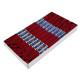 Cotton embroidery thread mouline niťárna - Fiery red (24 Pieces) Cotton embroidery thread mouline niťárna - Fiery red (24 Pieces)