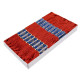 Cotton embroidery thread mouline niťárna - Fiery red (24 Pieces) Cotton embroidery thread mouline niťárna - Fiery red (24 Pieces)