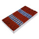 Cotton embroidery thread mouline niťárna - Fiery red (24 Pieces) Cotton embroidery thread mouline niťárna - Fiery red (24 Pieces)