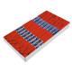 Cotton embroidery thread mouline niťárna - Fiery red (24 Pieces) Cotton embroidery thread mouline niťárna - Fiery red (24 Pieces)