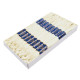 Cotton embroidery thread mouline niťárna - Fiery red (24 Pieces) Cotton embroidery thread mouline niťárna - Fiery red (24 Pieces)