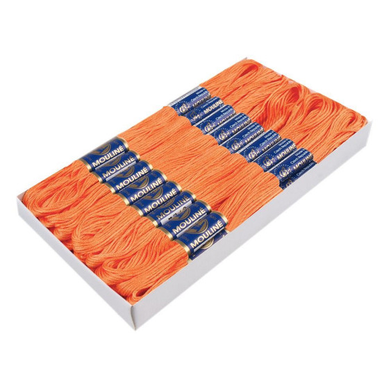 Cotton embroidery thread mouline niťárna - Fiery red (24 Pieces) Cotton embroidery thread mouline niťárna - Fiery red (24 Pieces)