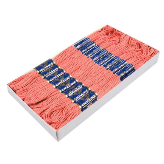 Cotton embroidery thread mouline niťárna - Fiery red (24 Pieces) Cotton embroidery thread mouline niťárna - Fiery red (24 Pieces)