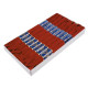 Cotton embroidery thread mouline niťárna - Fiery red (24 Pieces) Cotton embroidery thread mouline niťárna - Fiery red (24 Pieces)