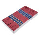Cotton embroidery thread mouline niťárna - Fiery red (24 Pieces) Cotton embroidery thread mouline niťárna - Fiery red (24 Pieces)