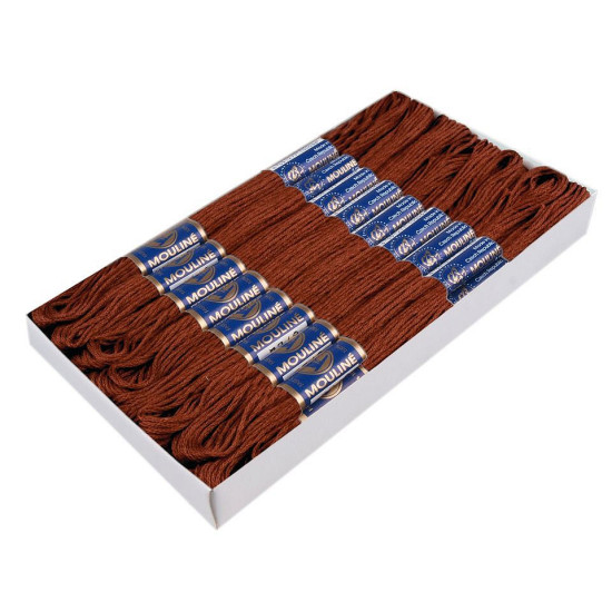 Cotton embroidery thread mouline niťárna - Fiery red (24 Pieces) Cotton embroidery thread mouline niťárna - Fiery red (24 Pieces)