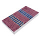 Cotton embroidery thread mouline niťárna - Fiery red (24 Pieces) Cotton embroidery thread mouline niťárna - Fiery red (24 Pieces)