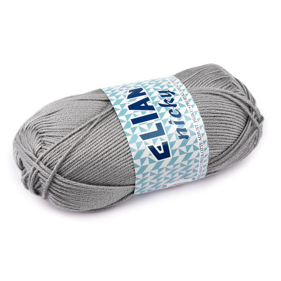 Włóczka 50g elian nicky - Fioletowy liliowy (10 Sztuki) Włóczka 50g elian nicky - Fioletowy liliowy (10 Sztuki)