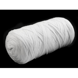 Bandă de tricotat spaghetti, 250 g - Alb (1 Bucată)