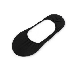 Women's / girls' sneakers / ballerina socks - Black (1 Pair)