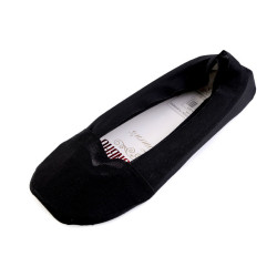 Anti-slip invisible cotton socks - Black (1 Pair)