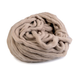 Extra hrubá priadza 250 g - Béžová (1 Kus)