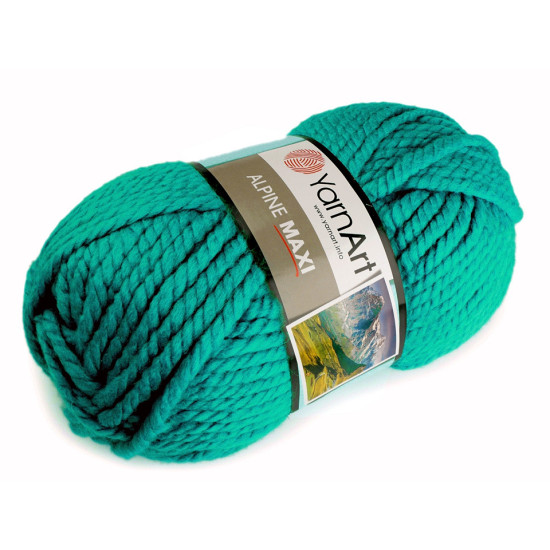 Pletací příze alpine maxi 250 g - Hnědá (1 Kus)