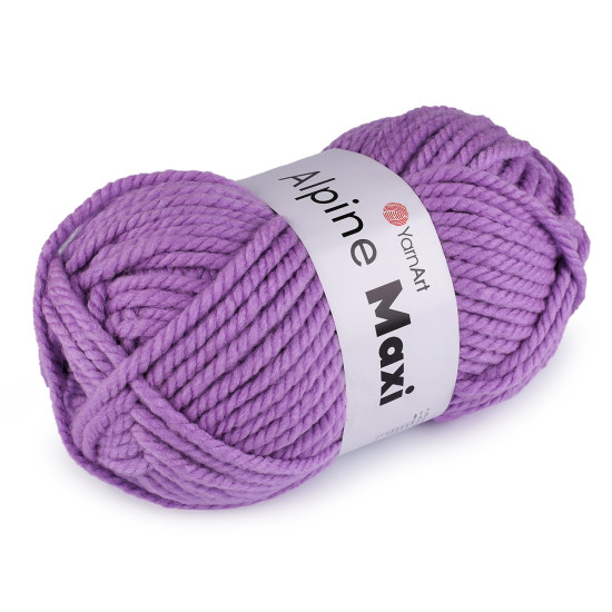 Pletací příze alpine maxi 250 g - Hnědá (1 Kus)