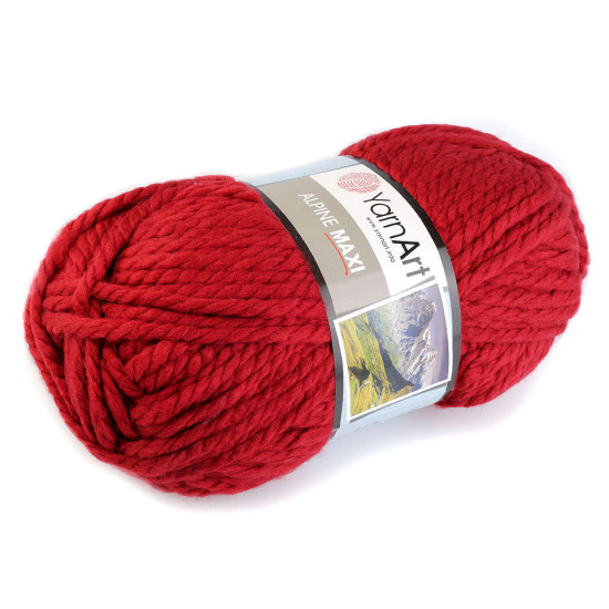 Pletací příze alpine maxi 250 g - Hnědá (1 Kus)