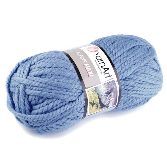Pletací příze alpine maxi 250 g - Hnědá (1 Kus)