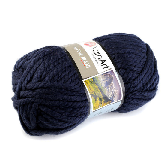 Pletací příze alpine maxi 250 g - Hnědá (1 Kus)