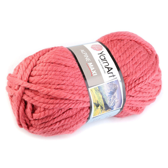 Pletací příze alpine maxi 250 g - Hnědá (1 Kus)
