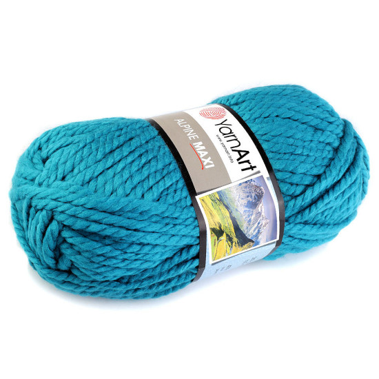 Pletací příze alpine maxi 250 g - Hnědá (1 Kus)