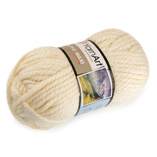 Pletací příze alpine maxi 250 g - Hnědá (1 Kus)