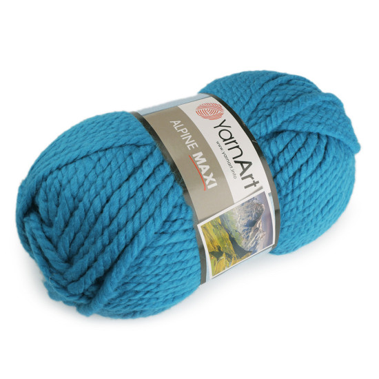 Pletací příze alpine maxi 250 g - Hnědá (1 Kus)