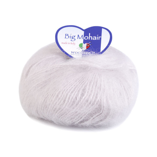 Fil à tricoter big mohair, 25 g - Lait blanc (10 Pièces) Fil à tricoter big mohair, 25 g - Lait blanc (10 Pièces)
