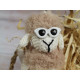 Fluffy knitting yarn 50 g mink - Cream lightest (1 Piece) Fluffy knitting yarn 50 g mink - Cream lightest (1 Piece)