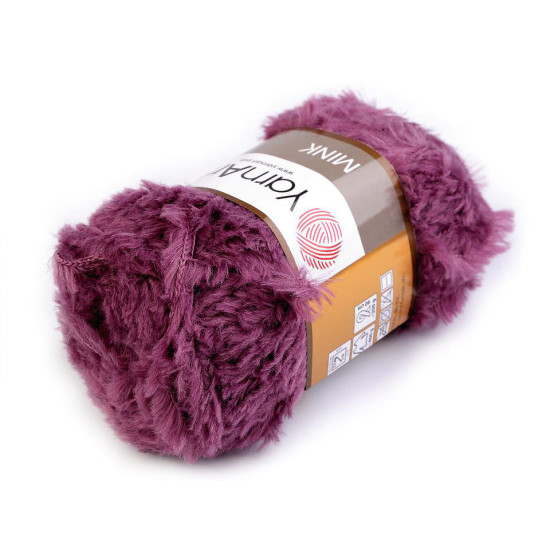 Fluffy knitting yarn 50 g mink - Cream lightest (1 Piece) Fluffy knitting yarn 50 g mink - Cream lightest (1 Piece)