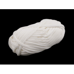 Bandă de tricotat spaghetti, 100 g - Off white (1 Bucată)