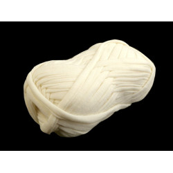 Bandă de tricotat spaghetti, 100 g - Crem deschis (1 Bucată)