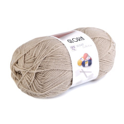 Pletací příze gloria 50 g - Béžová (1 Kus)