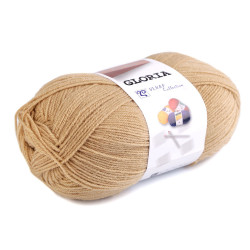 Pletací příze gloria 50 g - Béžová (1 Kus)