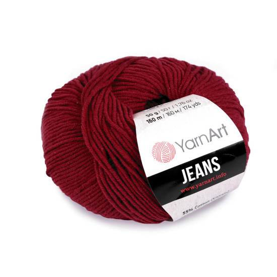 Knitting yarn gina / jeans 50 g - Green fir (1 Piece) Knitting yarn gina / jeans 50 g - Green fir (1 Piece)