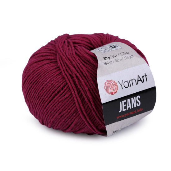 Knitting yarn gina / jeans 50 g - Green fir (1 Piece) Knitting yarn gina / jeans 50 g - Green fir (1 Piece)