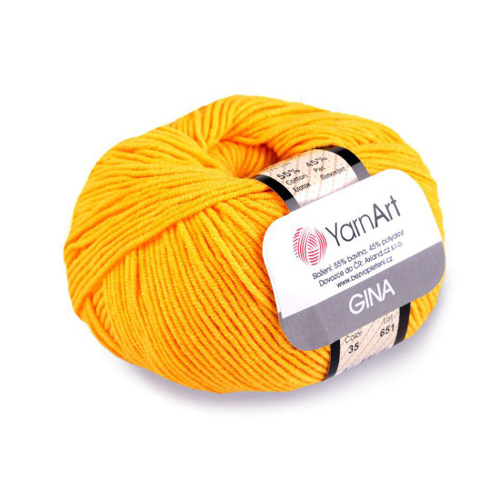 Knitting yarn gina / jeans 50 g - Green fir (1 Piece) Knitting yarn gina / jeans 50 g - Green fir (1 Piece)