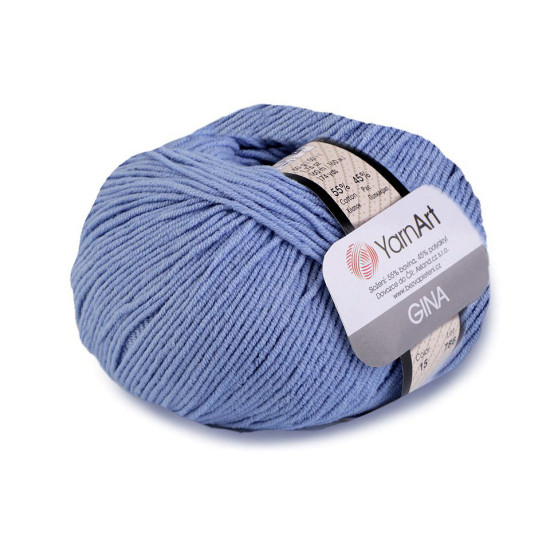 Knitting yarn gina / jeans 50 g - Green fir (1 Piece) Knitting yarn gina / jeans 50 g - Green fir (1 Piece)