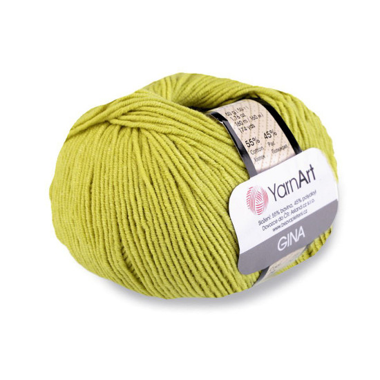 Knitting yarn gina / jeans 50 g - Green fir (1 Piece) Knitting yarn gina / jeans 50 g - Green fir (1 Piece)