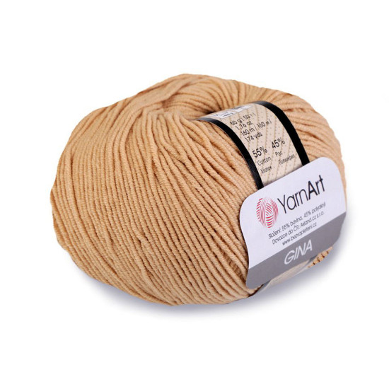 Knitting yarn gina / jeans 50 g - Green fir (1 Piece) Knitting yarn gina / jeans 50 g - Green fir (1 Piece)