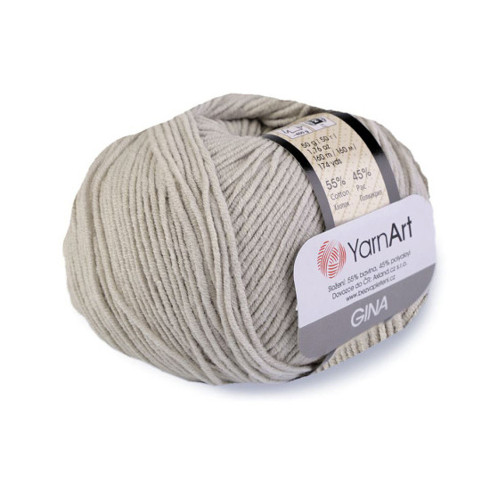 Knitting yarn gina / jeans 50 g - Green fir (1 Piece) Knitting yarn gina / jeans 50 g - Green fir (1 Piece)