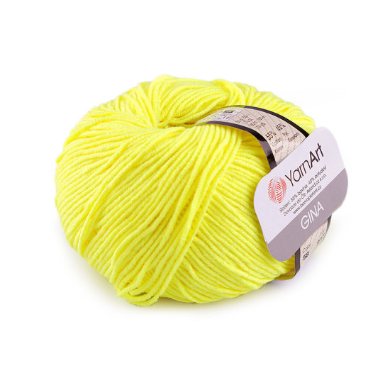 Knitting yarn gina / jeans 50 g - Green fir (1 Piece) Knitting yarn gina / jeans 50 g - Green fir (1 Piece)