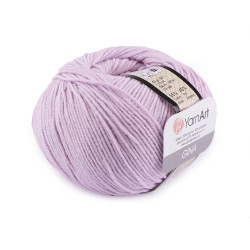 Knitting yarn gina / jeans 50 g - Lightest purple (1 Piece)