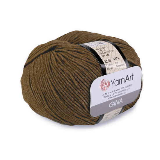 Knitting yarn gina / jeans 50 g - Green fir (1 Piece) Knitting yarn gina / jeans 50 g - Green fir (1 Piece)