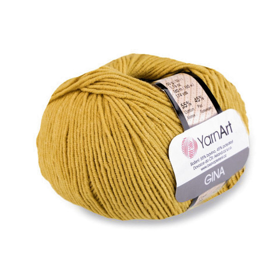 Knitting yarn gina / jeans 50 g - Green fir (1 Piece) Knitting yarn gina / jeans 50 g - Green fir (1 Piece)