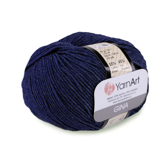 Knitting yarn gina / jeans 50 g - Green fir (1 Piece) Knitting yarn gina / jeans 50 g - Green fir (1 Piece)