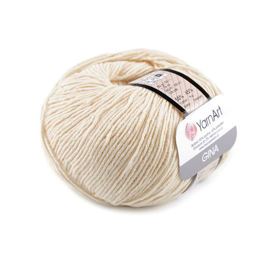 Knitting yarn gina / jeans 50 g - Green fir (1 Piece) Knitting yarn gina / jeans 50 g - Green fir (1 Piece)