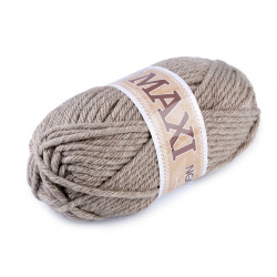 Knitting yarn jumbo maxi 100 g - Beige (1 Piece)