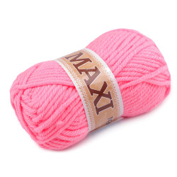 Knitting yarn jumbo maxi 100 g - Pink middle (1 Piece)