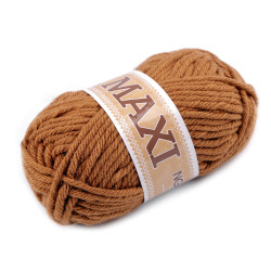 Knitting yarn jumbo maxi 100 g - Brown (1 Piece)