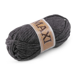 Knitting yarn jumbo maxi 100 g - Dark grey (1 Piece)