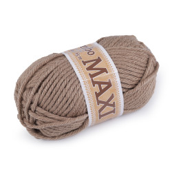 Knitting yarn jumbo maxi 100 g - Natural brown (1 Piece)
